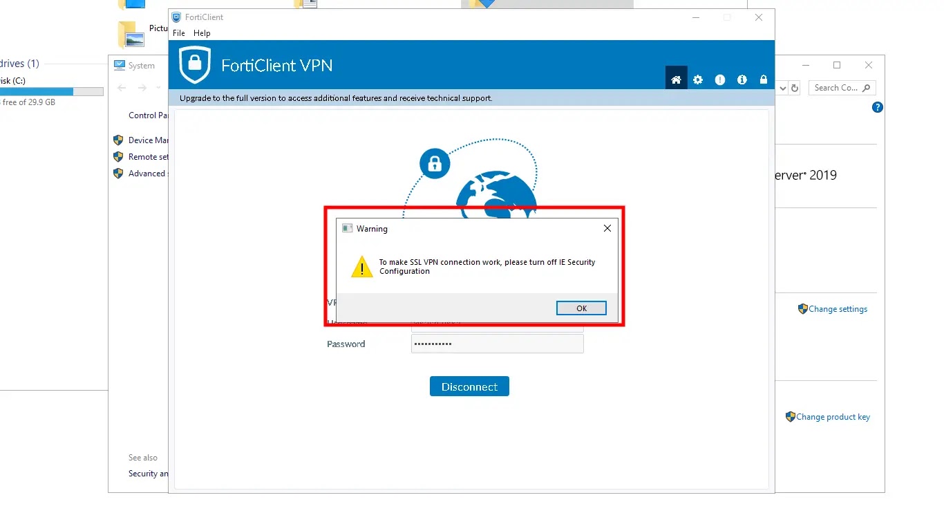 How do you turn off Internet Explorer Enhanced Security Configuration is enabled?